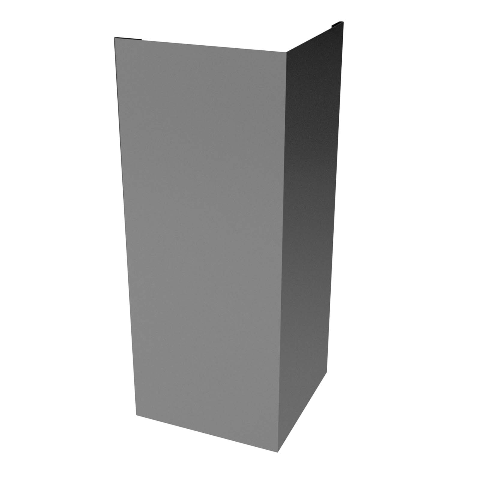 Außenecke 2m, 0,5mm, RAL9007 Graualuminium