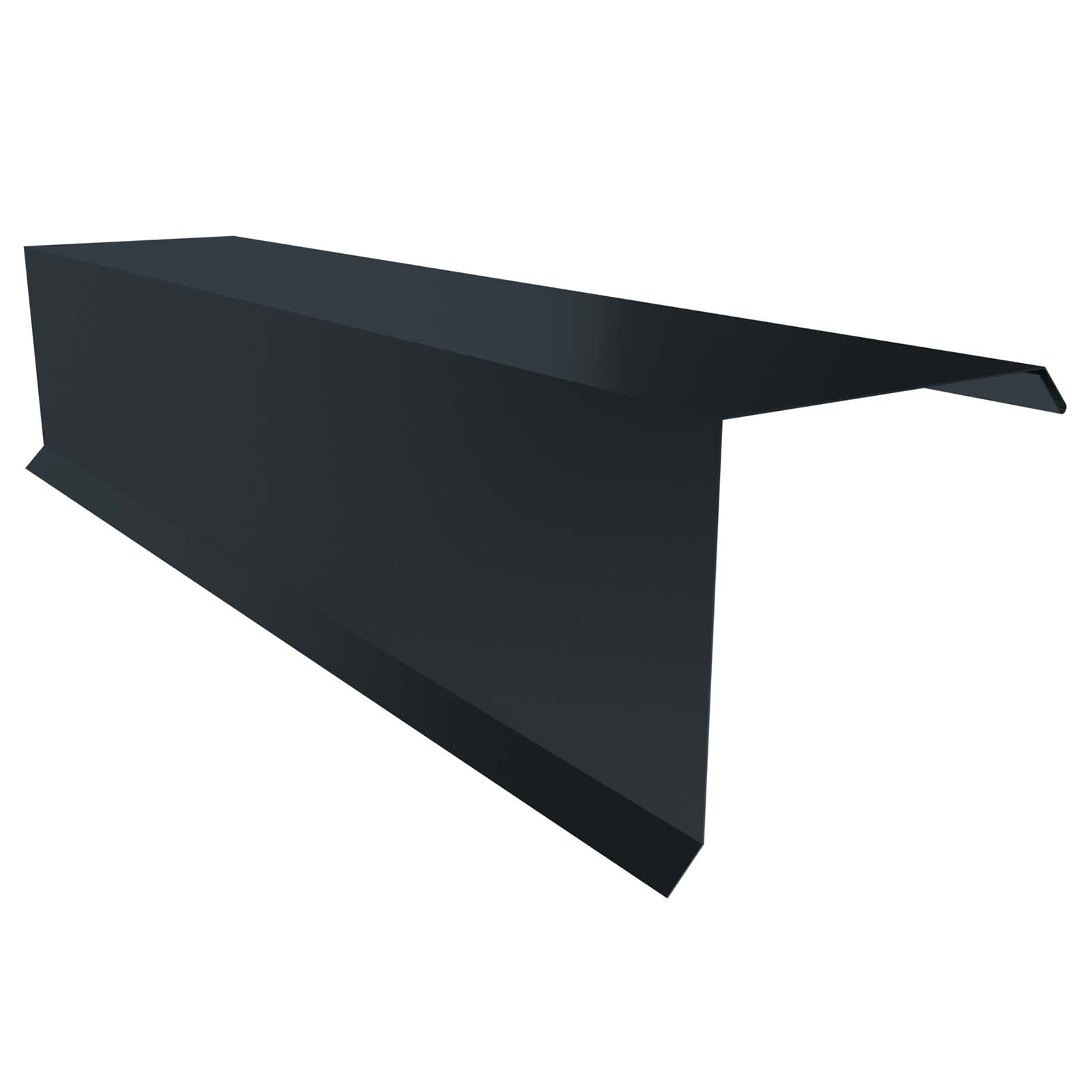 Ortgangblech 110/100 2m, 0,5mm, RAL7016 Anthrazit Ortgangblech 110/100 2m, 0,5mm, RAL7016 Anthrazit