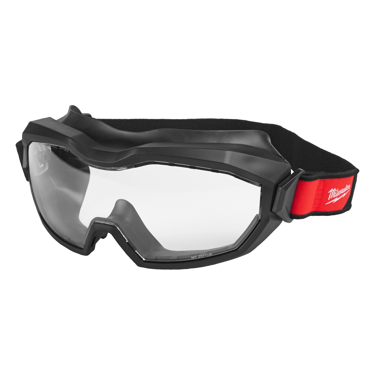 Milwaukee Hochprofil-Vollsichtbrille belüftet, kratzfest und beschlagfrei, EN 166