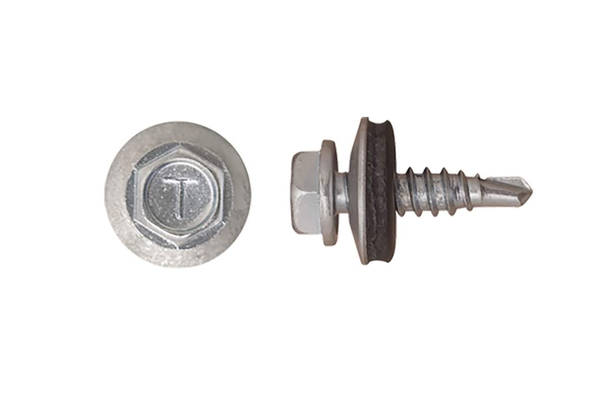 Überlappungsschrauben 4,8 x 20mm, RAL6005 Moosgrün, 250 Stk. Überlappungsschrauben 4,8 x 20mm, RAL6005 Moosgrün, 250 Stk.