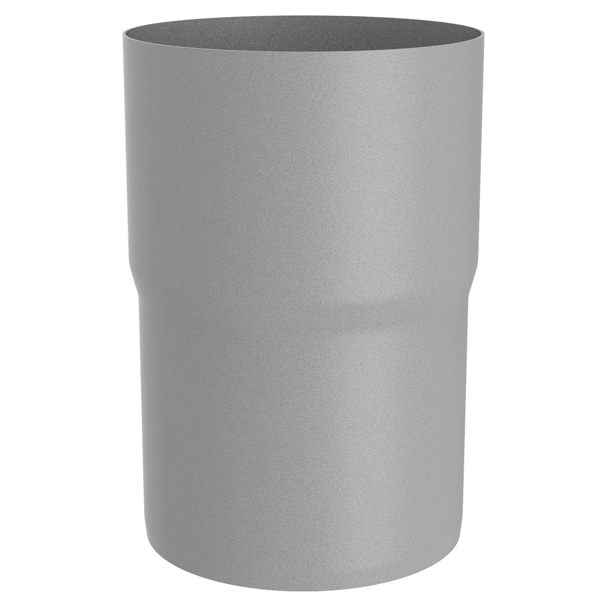 Zambelli Fallrohr-Verbinder Ø 80 mm, Weißaluminium RAL 9006, COLORDUR - 1 Stk.