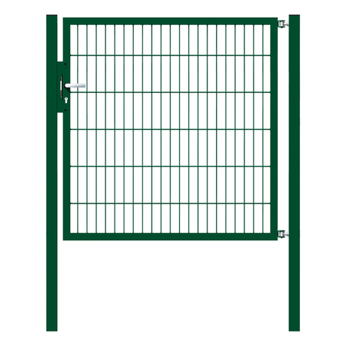 Alberts Einzeltor Flexo, Typ 6/5/6, für Zaunhöhe 1200 mm, 1250 mm breit, grün RAL 6005 - 1 Stk. Alberts Einzeltor Flexo, Typ 6/5/6, für Zaunhöhe 1200 mm, 1250 mm breit, grün RAL 6005 - 1 Stk.
