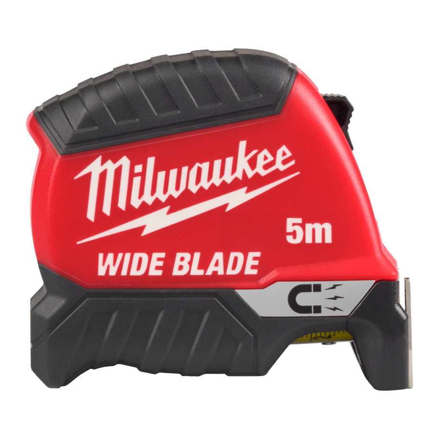 Milwaukee Premium Bandmaß 5 m, magnetisch, 35 mm breites Band