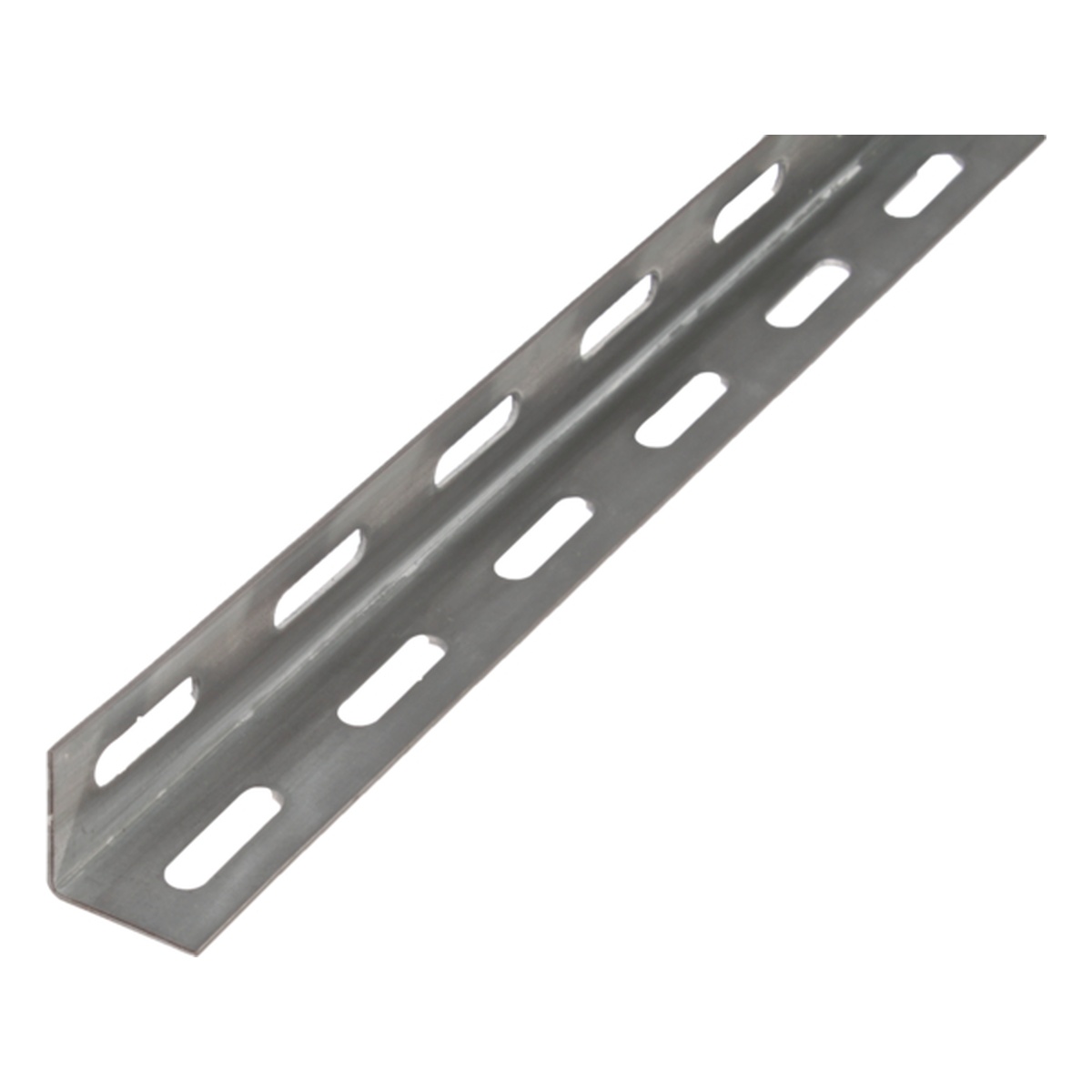 Alberts Winkelprofil, gelocht, 27 x 27 x 1,5 x 2000 mm, Stahl roh, feuerverzinkt - 1 Stk.