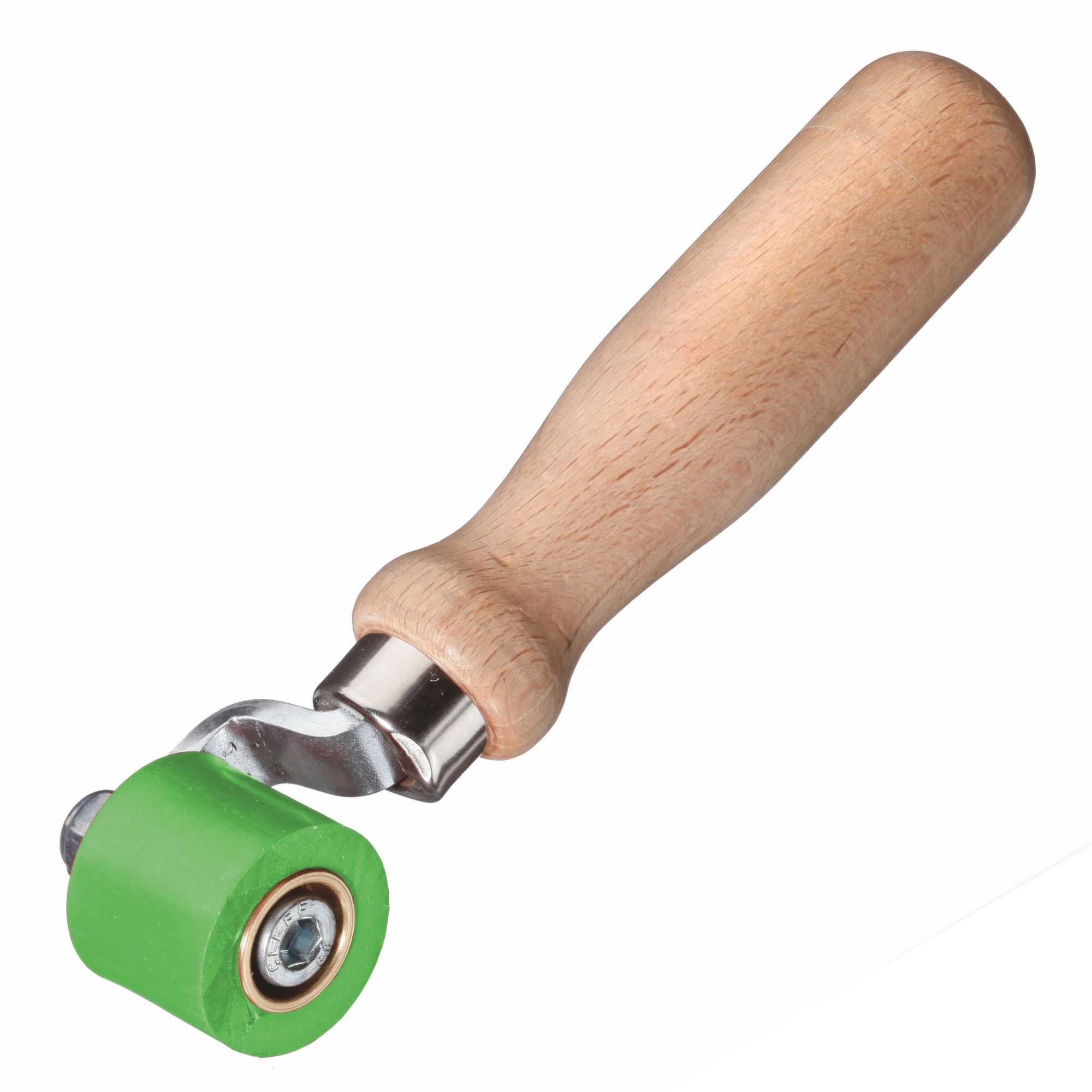 Freund Andrückrolle Silikon 45 mm, zwei Leichtlauf-Kugellager, Fingermulde, für Überlappungsnähte