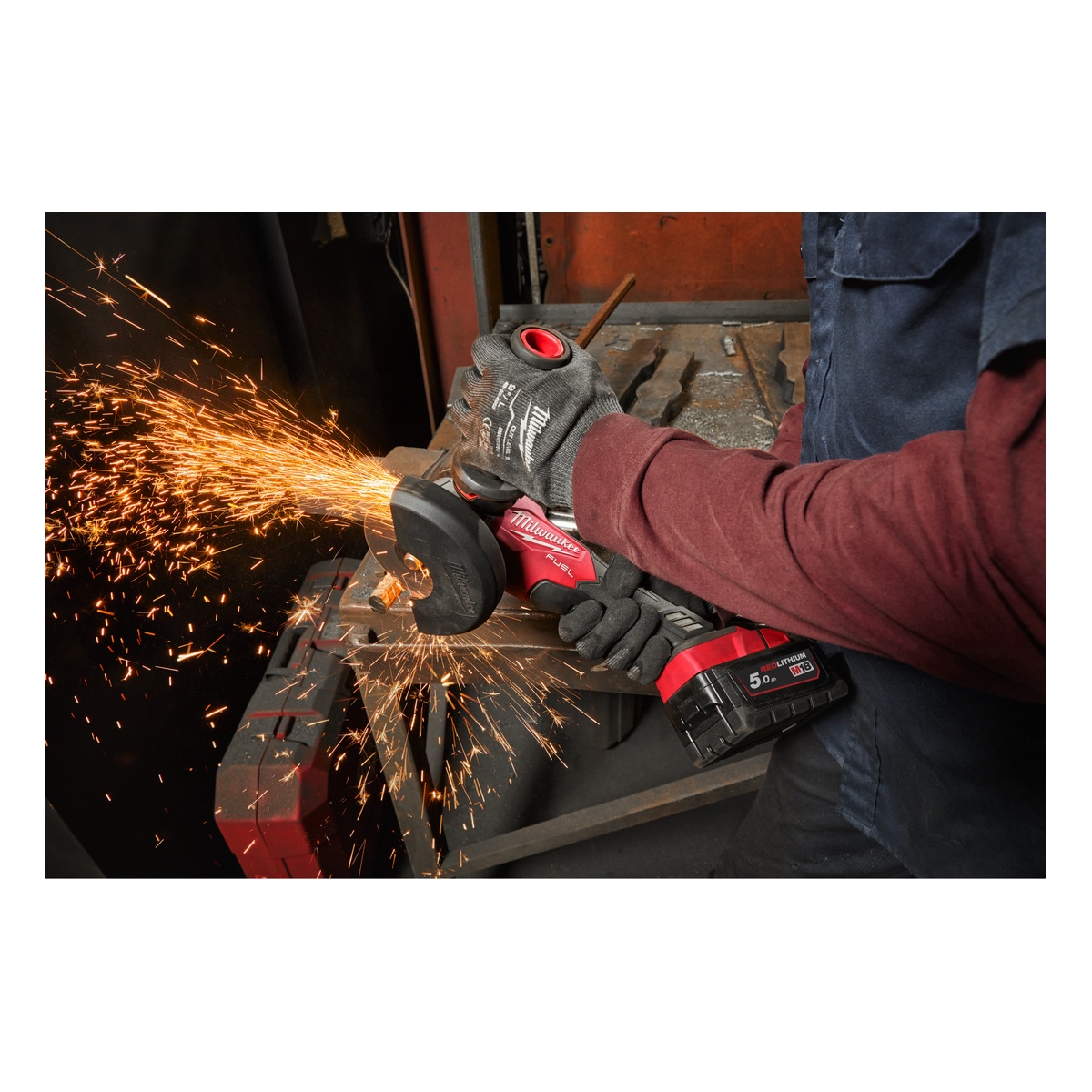 Milwaukee FUEL Akku-Winkelschleifer M18FSAG125X-0 - 1 Stk.