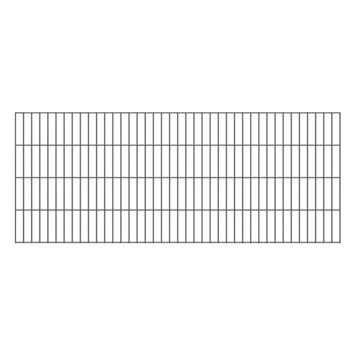 Alberts Doppelstabmatte, Typ 6/5/6, 800 x 2000 mm, anthrazit RAL 7016 - 1 Stk. Alberts Doppelstabmatte, Typ 6/5/6, 800 x 2000 mm, anthrazit RAL 7016 - 1 Stk.