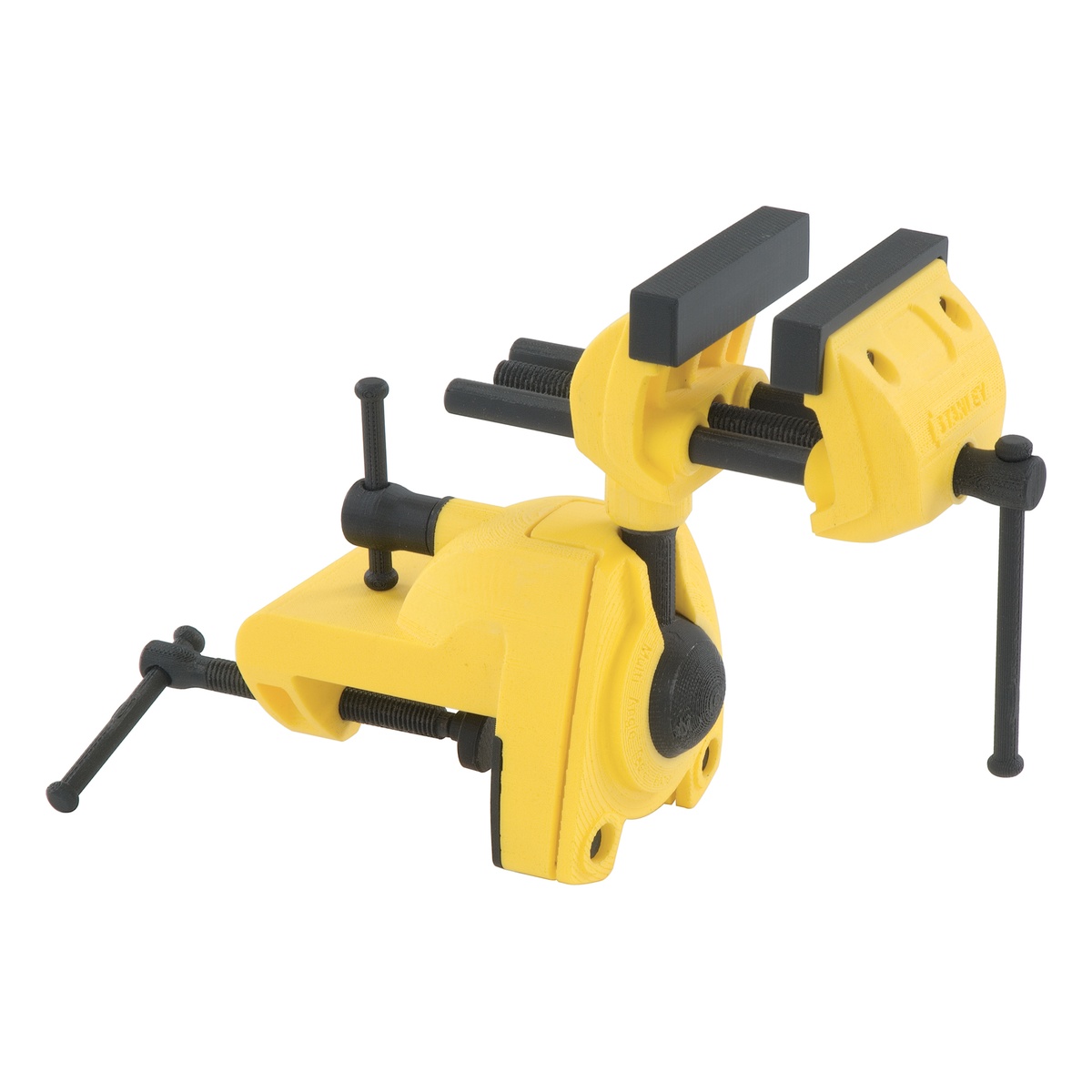 Stanley Multiachsen-Schraubstock MaxSteel, 75 mm Spannweite, mit Klemmbefestigung