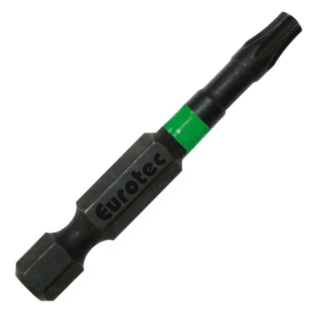 Eurotec Bit Innensechsrund TX40 x 50 mm, TX-Lang-Bit, grün, für schwer zugängliche Stellen