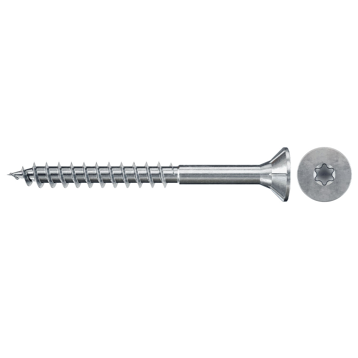 fischer Spanplattenschraube ClassicFast FCF II CTP 5,0 x 60 BC mit Senkkopf, TX-Antrieb und Teilgewinde - 200 Stk. fischer Spanplattenschraube ClassicFast FCF II CTP 5,0 x 60 BC mit Senkkopf, TX-Antrieb und Teilgewinde - 200 Stk.