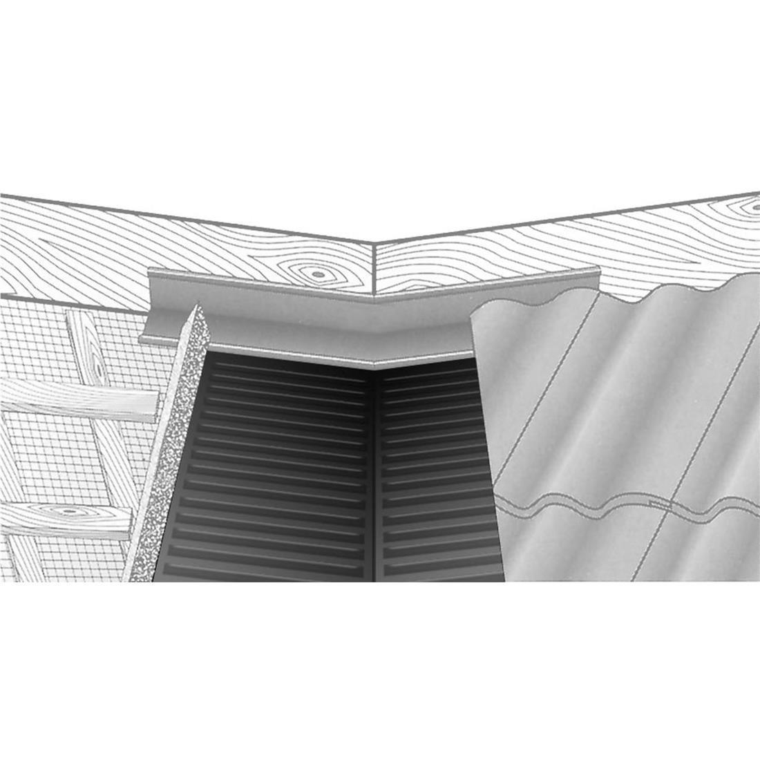 Rippenkehle rollbar rot 5000 mm x 500 mm