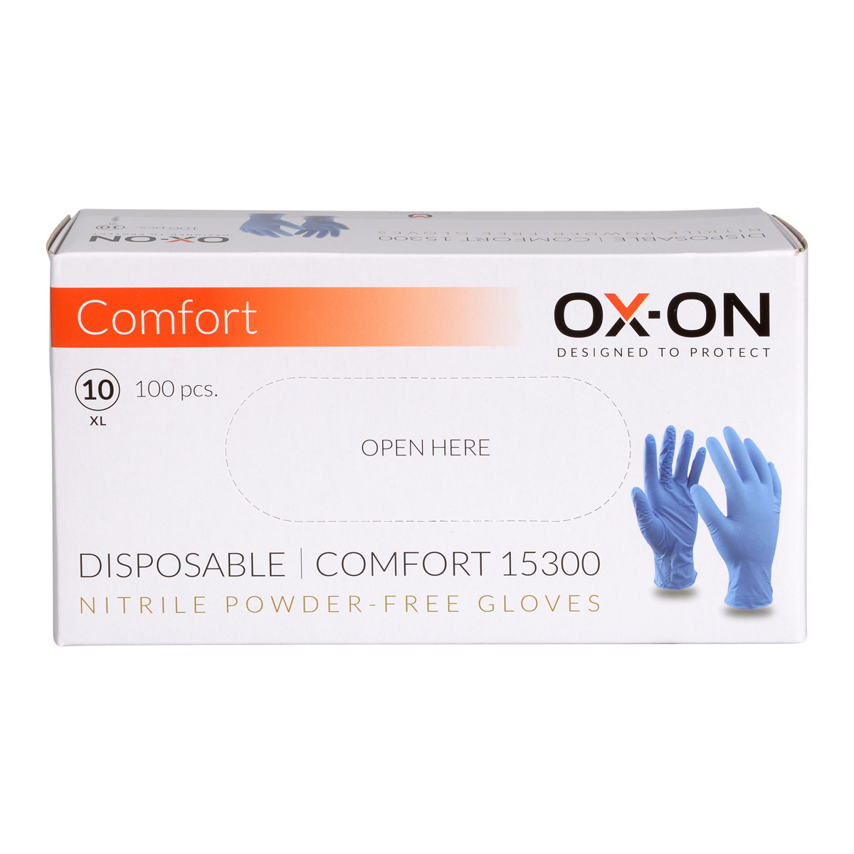 OX-ON Einweghandschuhe Disposable Comfort 15300, Größe 10/XL, 100 Stk.