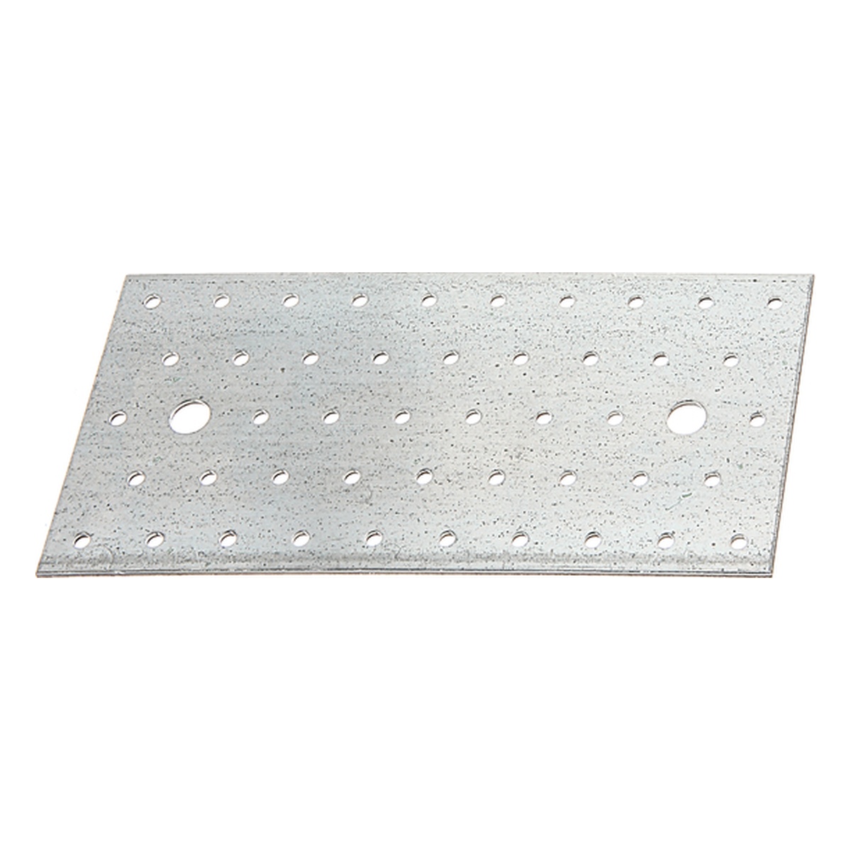 Alberts Lochplatte, 200 x 100 x 2 mm, Stahl roh, sendzimirverzinkt, CE-Kennzeichnung nach DIN EN 14545, CC - 1 Stk.