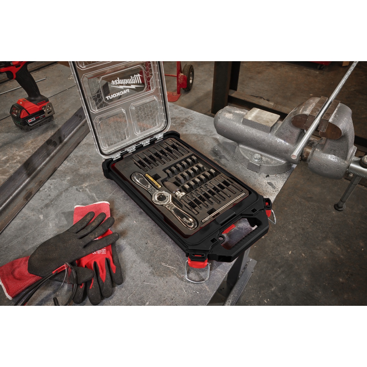 Milwaukee metrischer Gewindeschneidsatz mit Hex-Lok - 1 Stk.
