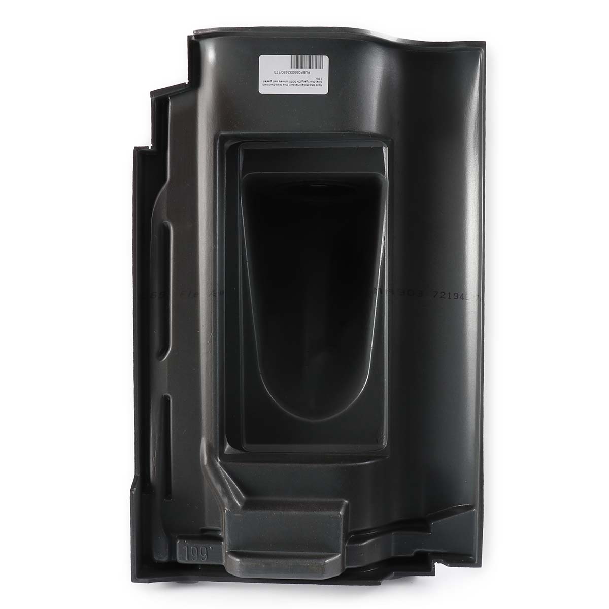 Fleck Solar-Durchgangspfanne DN 50/70 Flandern Plus Groß-Flachdach Basalt, BAG