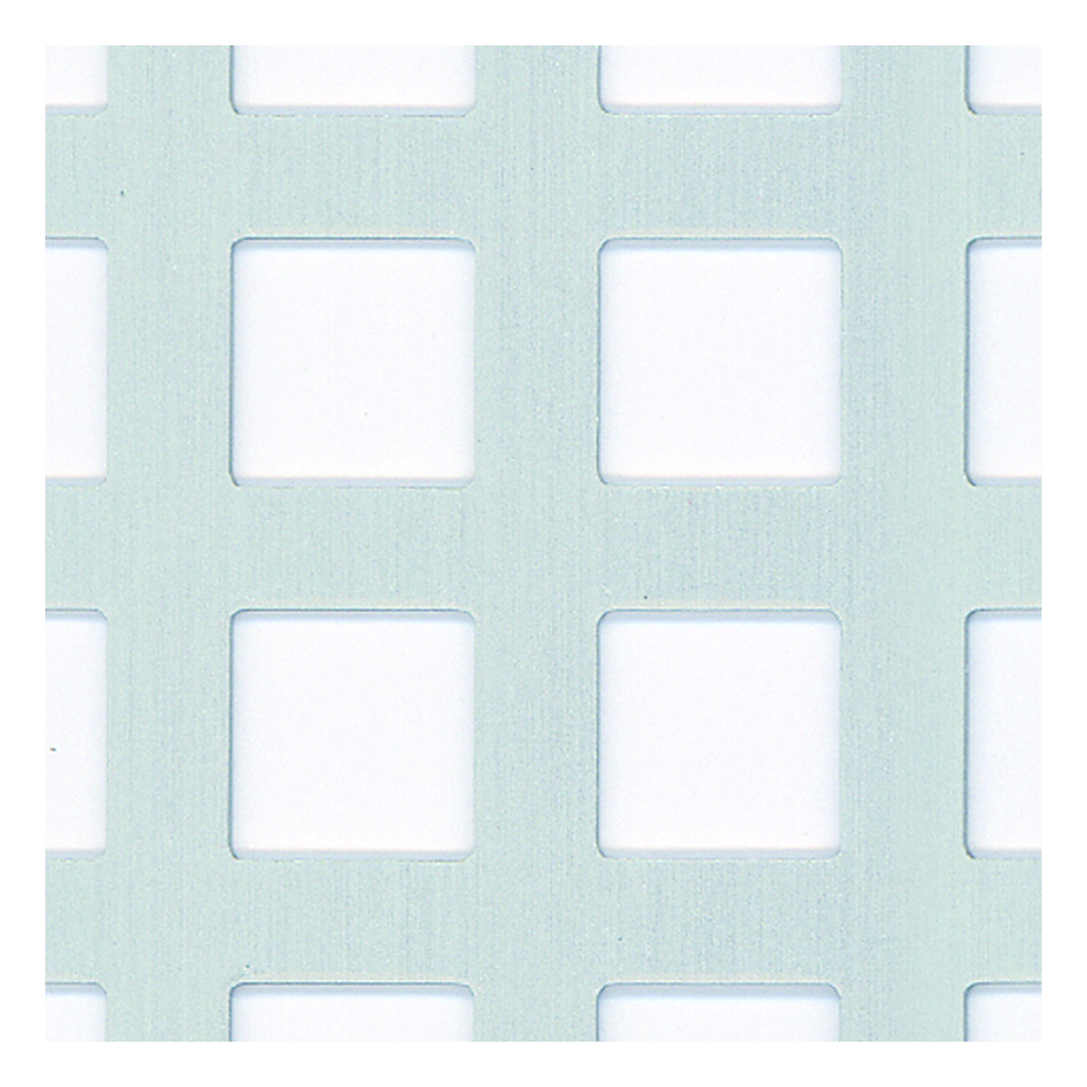 Alberts Lochblech, Lochung: quadratisch, 250 x 500 x 0,8 mm, Aluminium, silberfarbig eloxiert, Abstand: 15 mm - 1 Stk.