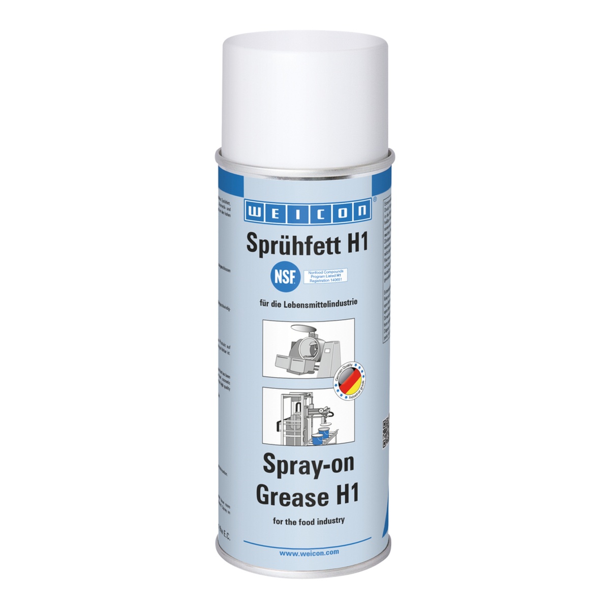 WEICON Sprühfett H1 für den Lebensmittelbereich, NSF H1, 400 ml