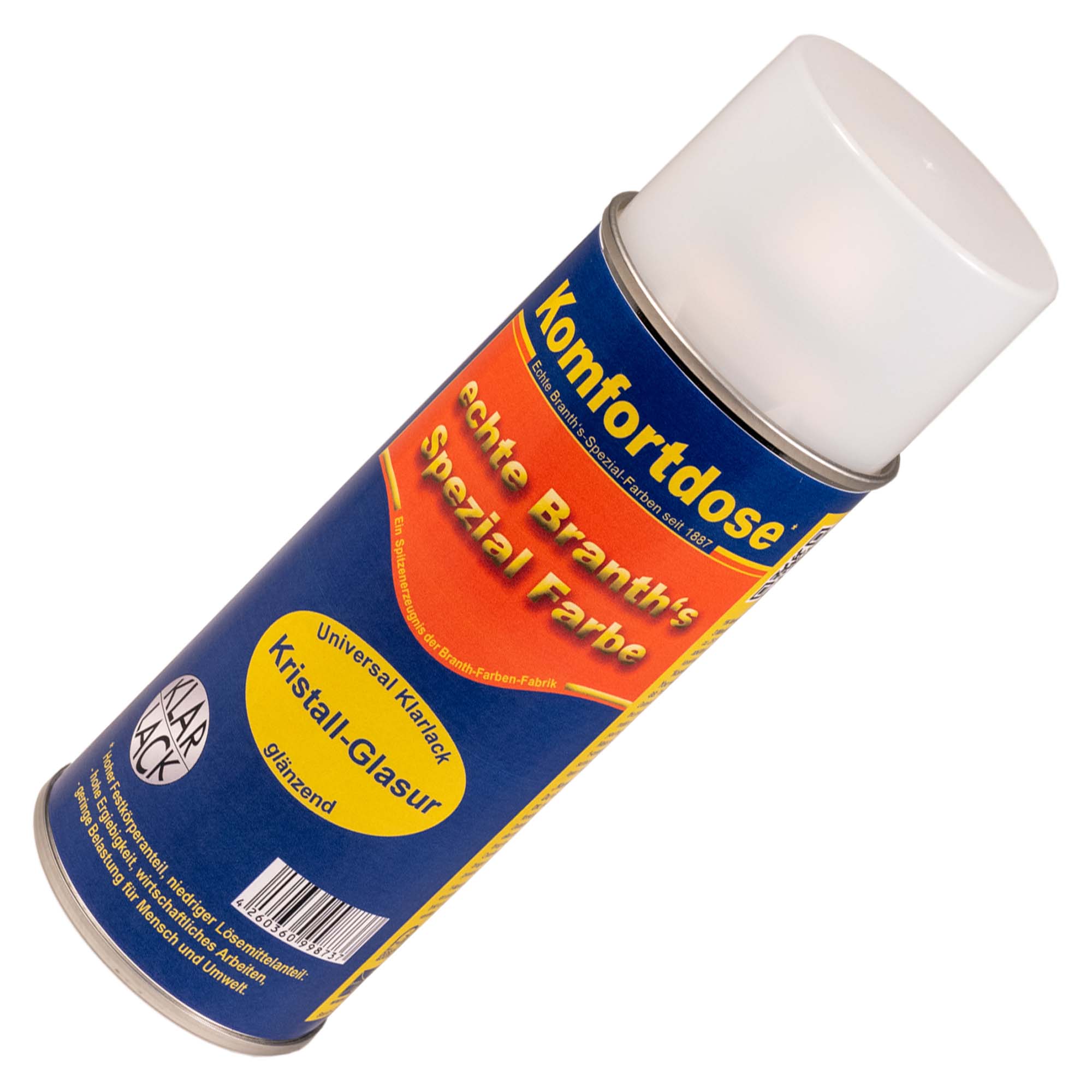 Branth Kristall-Glasur-Komfort-Sprühdose Klarlack - glänzend 400 ml Branth Kristall-Glasur-Komfort-Sprühdose Klarlack - glänzend 400 ml