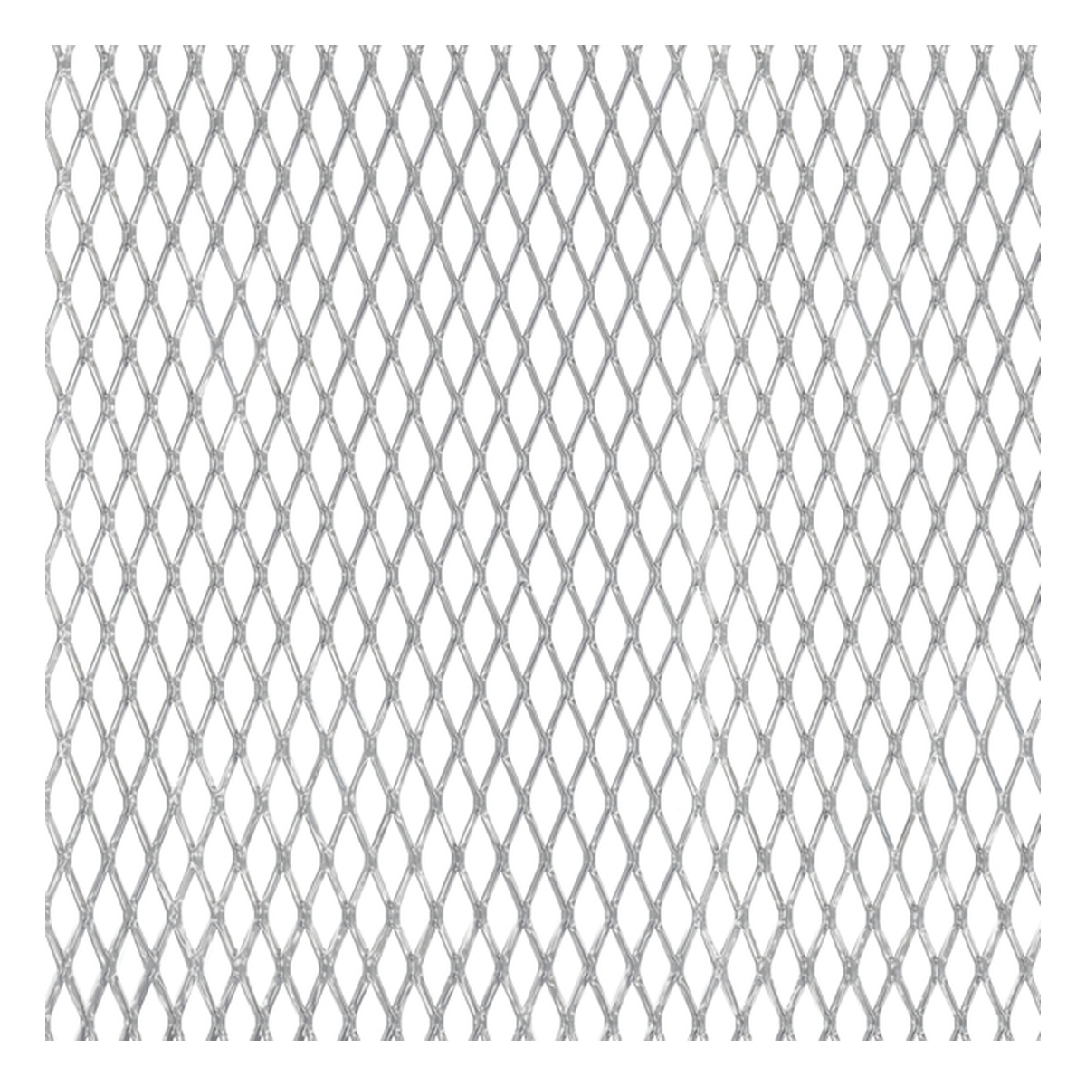Alberts Streckmetallblech, 10,3 x 5 x 1 mm, Aluminium, silberfarbig eloxiert - 1 Stk.