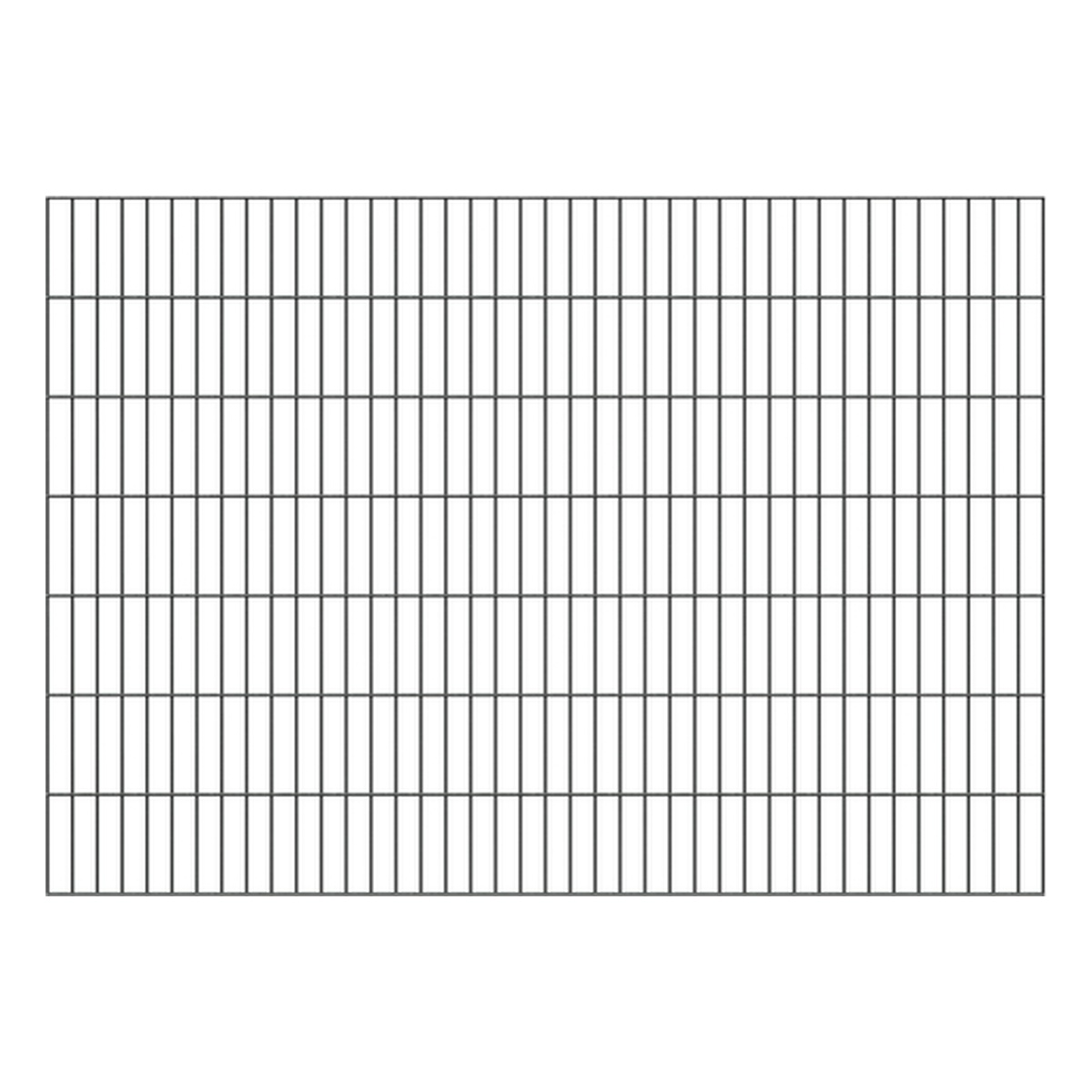 Alberts Doppelstabmatte, Typ 6/5/6, 1400 x 2000 mm, anthrazit RAL 7016 - 1 Stk. Alberts Doppelstabmatte, Typ 6/5/6, 1400 x 2000 mm, anthrazit RAL 7016 - 1 Stk.