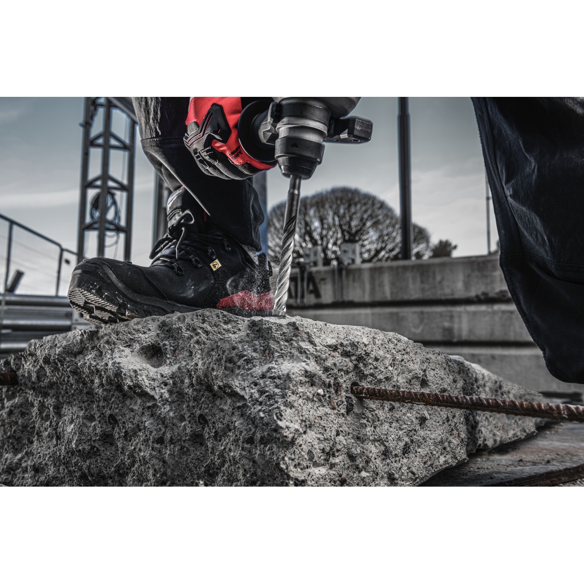 Milwaukee Hammerbohrerkassette MX4, SDS-Plus, Packout - 10-teiliges Set