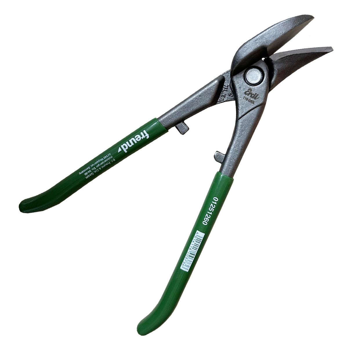 Freund Idealschere links 260 mm, Werkzeugstahl, tauchisolierte Griffe - 1 Stk.