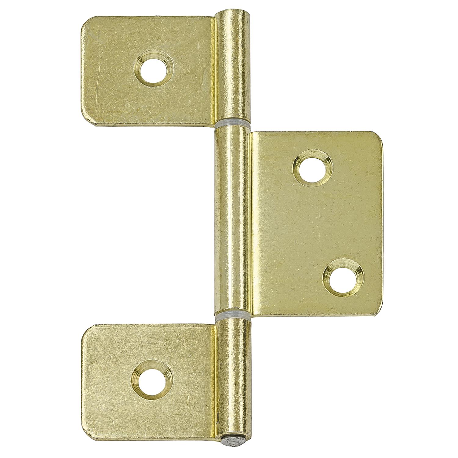 Vormann Lamellentürscharnier 58 x 23 x 38 mm vermessingt, 1 Stk.