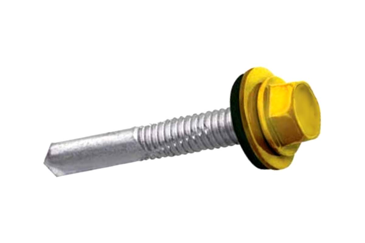 Bohrschrauben Metallunterkonstruktion 5,5 x 32mm RAL9006 Weissaluminium, 250 Stk.