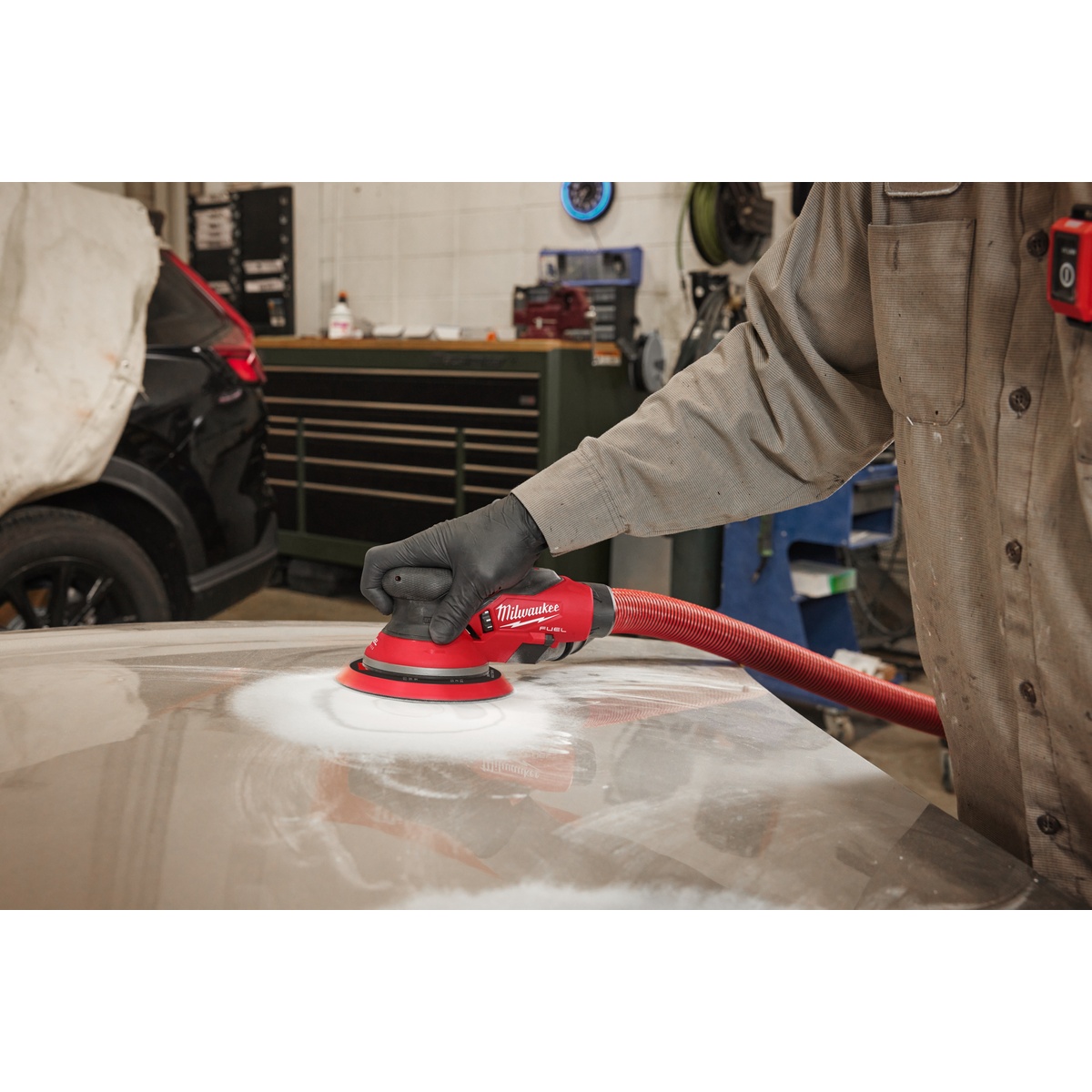 Milwaukee M12 FUEL Akku-Exzenterschleifer 150 mm M12FROS2.5-0 - 1 Stk.