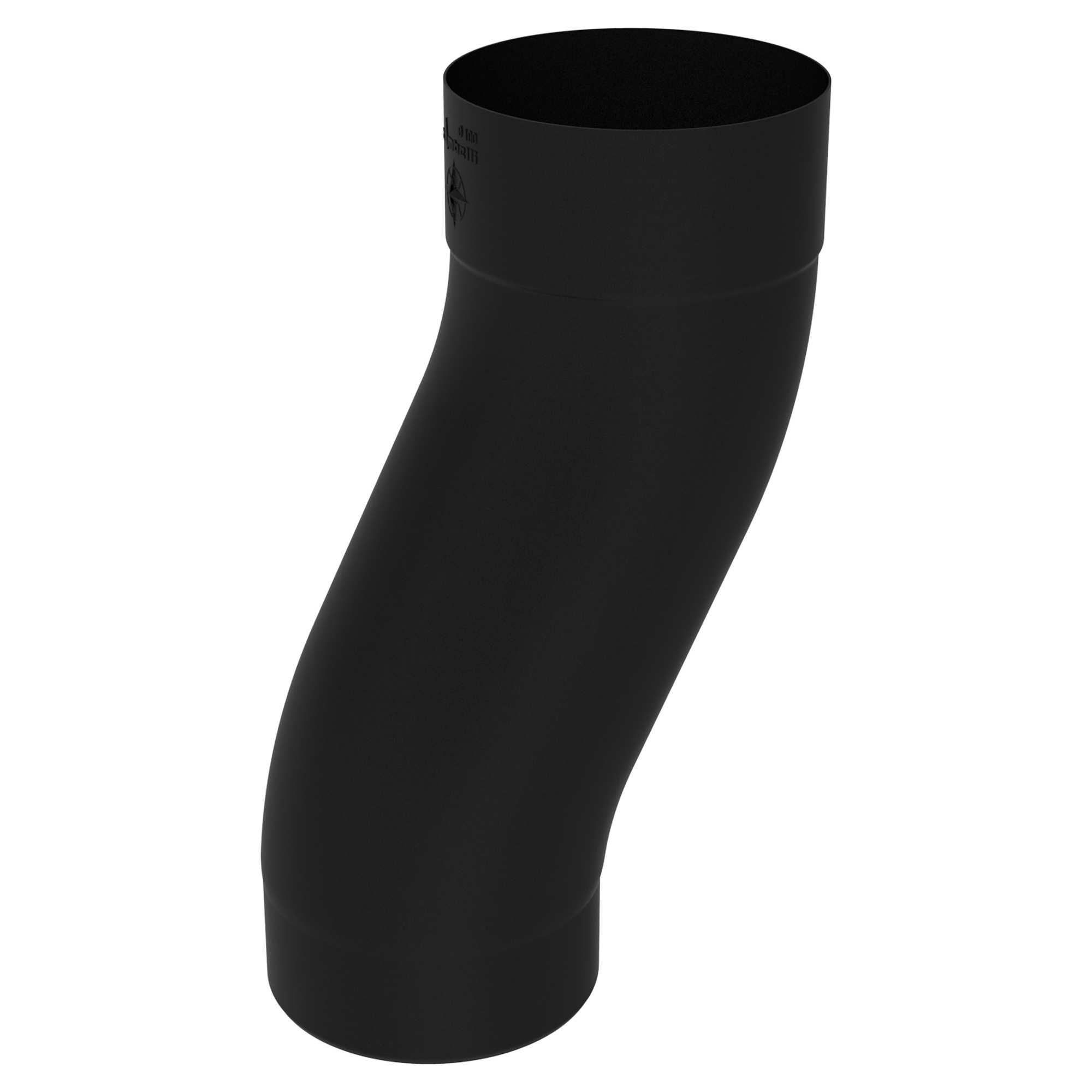 Zambelli Fallrohr-Sockelknie Meister-Sockelknie 100 mm, Schwarz RAL 9005, COLORDUR - 1 Stk.