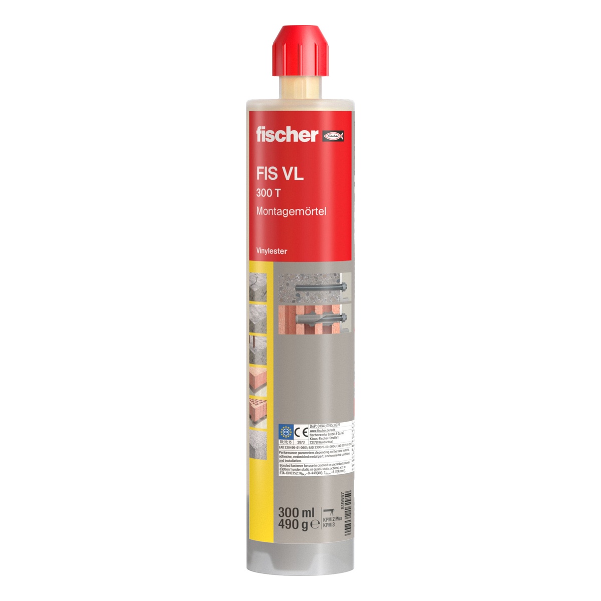 fischer Montagemörtel FIS VL 300 T (Promo Pack) - 6 Stk.
