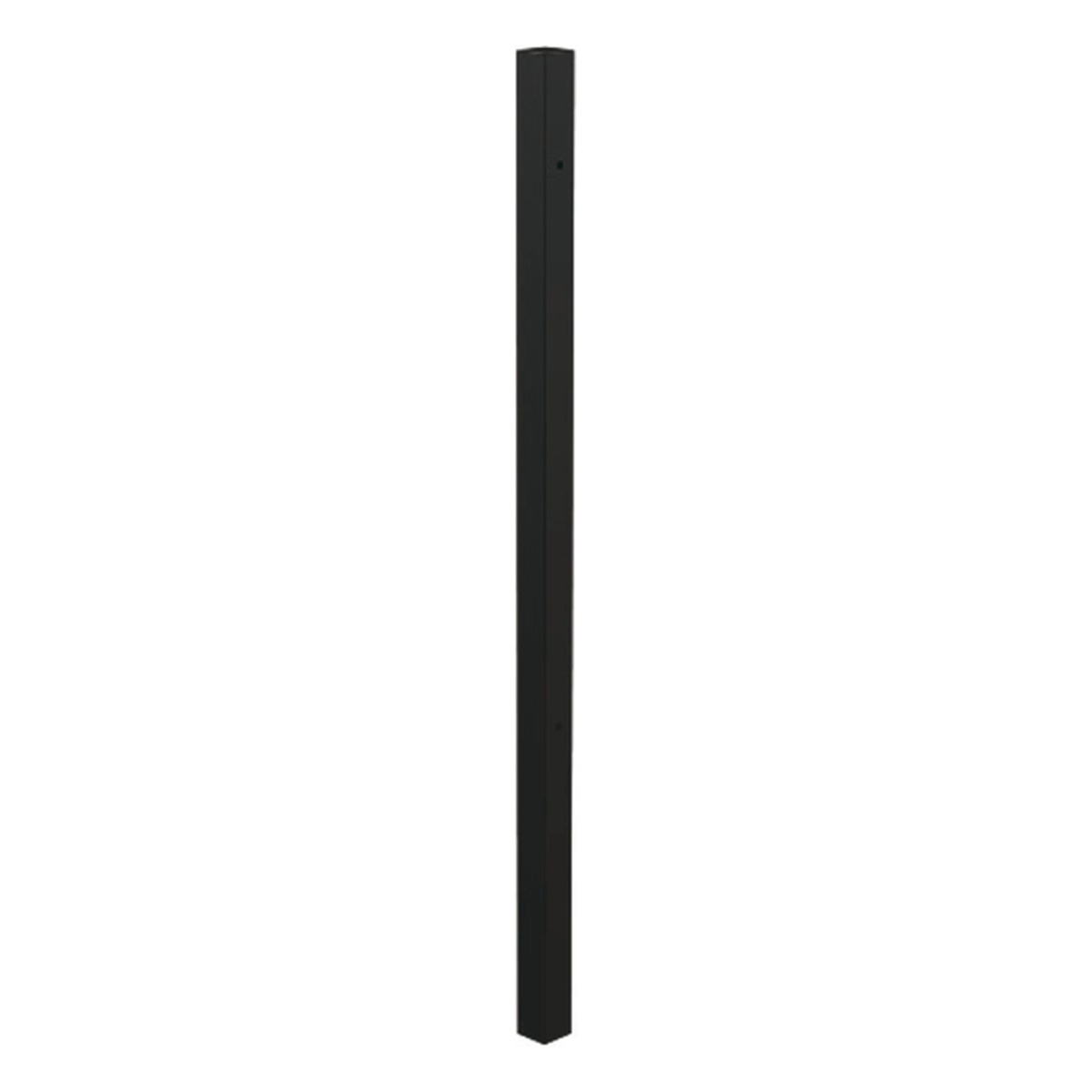 Alberts Klobenpfosten für Einzeltore aus Aluminium, 60 x 60 x 2400 mm, Aluminium, matt schwarz kunststoffbeschichtet - 1 Stk.