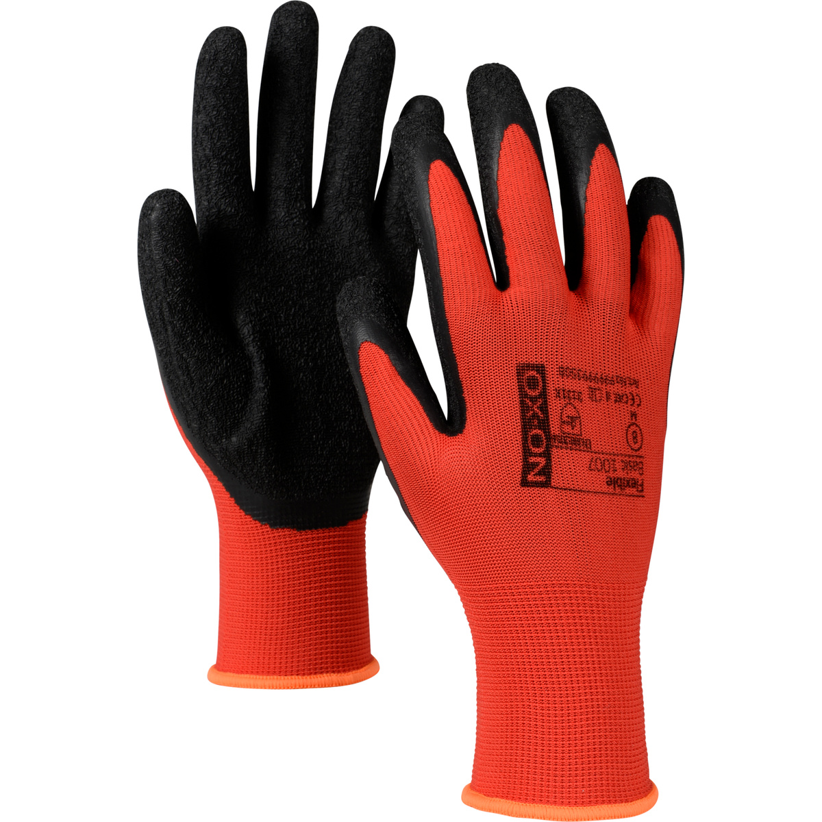 OX-ON Flexible Basic 1007 Montagehandschuhe, Latex-beschichtet, Größe 11 (XXL)