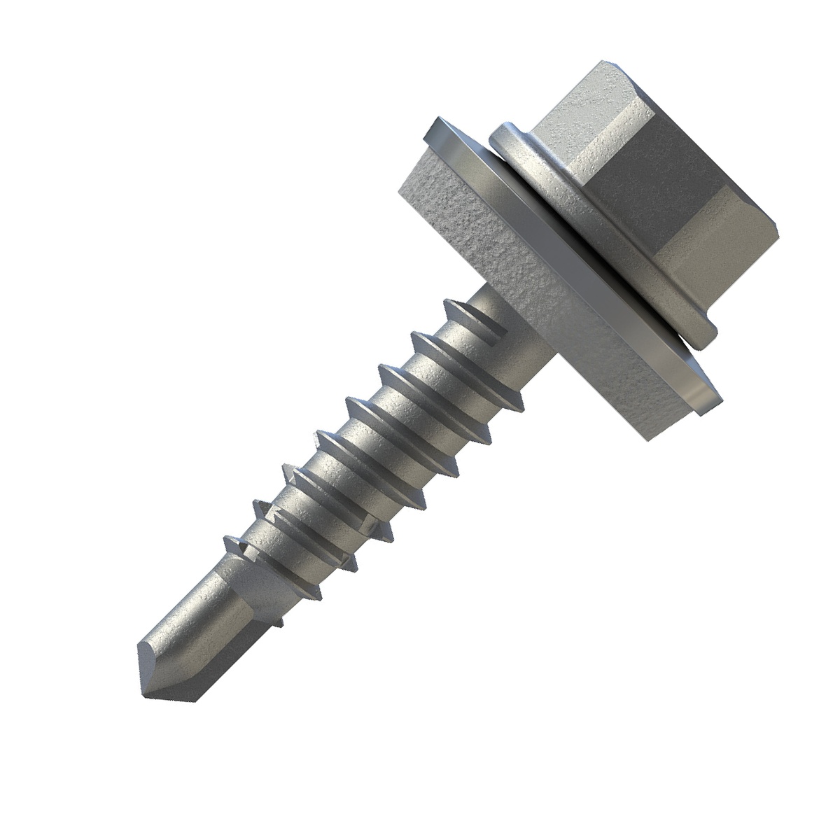 Reisser RP-r-3H Bohrschraube 4,8x22 mm, E14, Bimetall (Edelstahl A2/Stahl), Vollgewinde, SW8, Stahl-UK - 100 Stk.