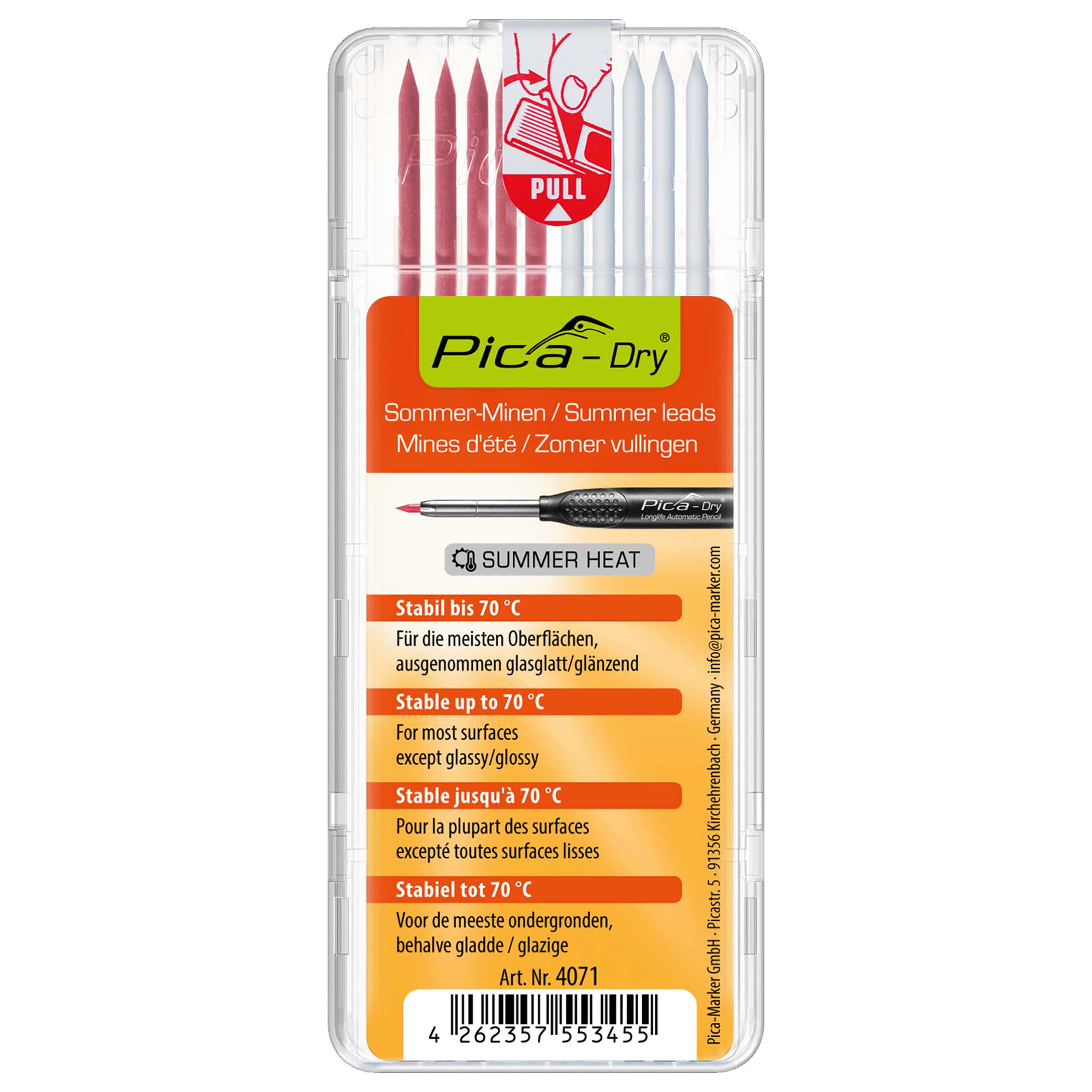 Pica Tieflochmarker DRY 4071 Spezialminen Summer Heat