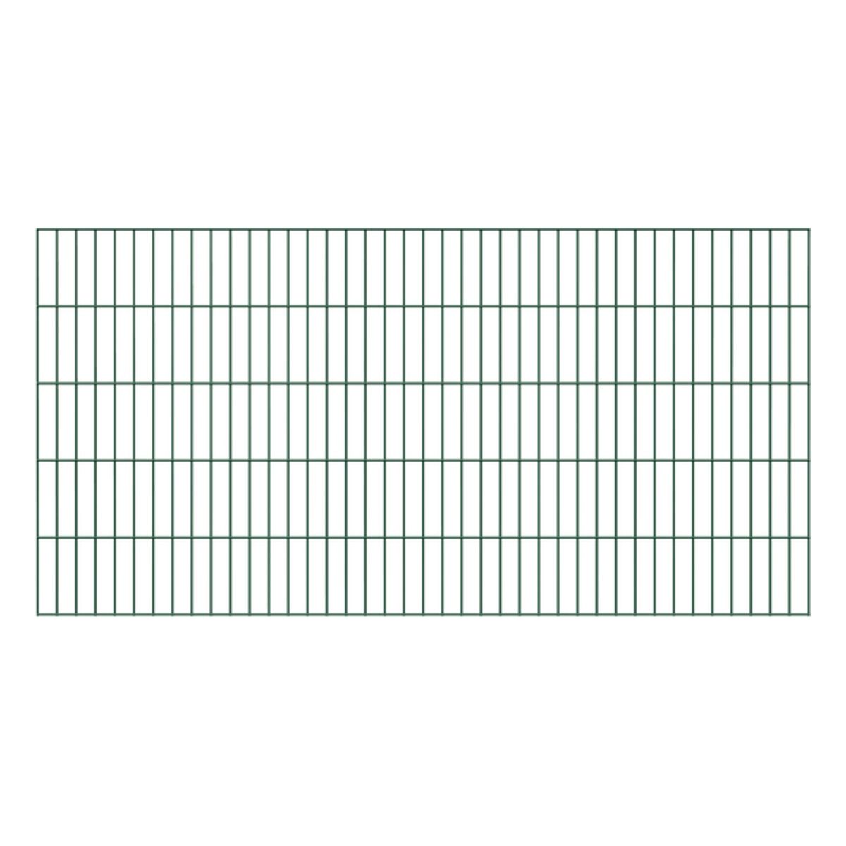Alberts Doppelstabmatte, Typ 6/5/6, grün RAL 9005, verschiedene Größen Alberts Doppelstabmatte, Typ 6/5/6, grün RAL 9005, verschiedene Größen
