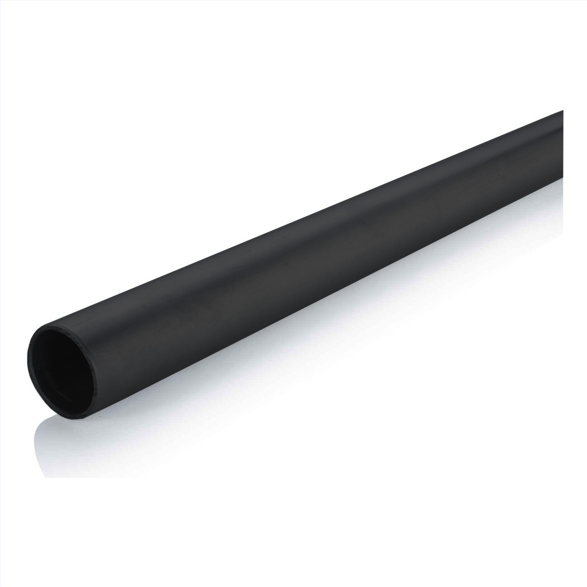 Overhoff Schneefangrohr Alu, 1,5 m, schwarz