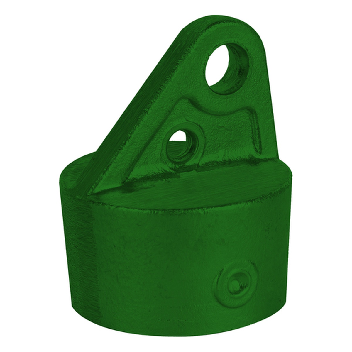 Alberts Strebenkappe, für Ø42 mm, Aluminium, grün kunststoffbeschichtet RAL 6005 - 1 Stk.