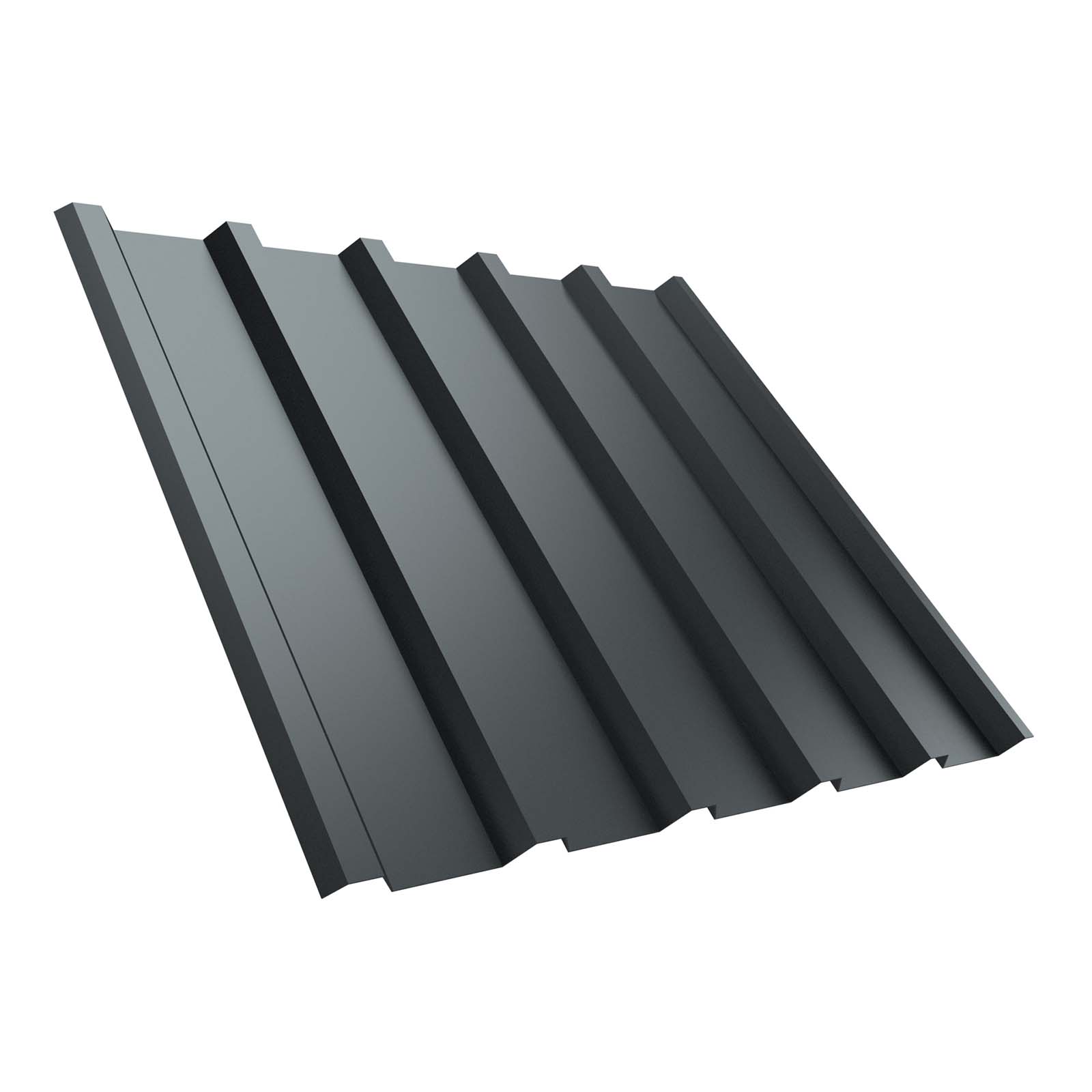 Trapezblech T35M Dach 0,5 mm, RAL 7024 Graphitgrau, 6100 mm Länge, Antikondensbeschichtet