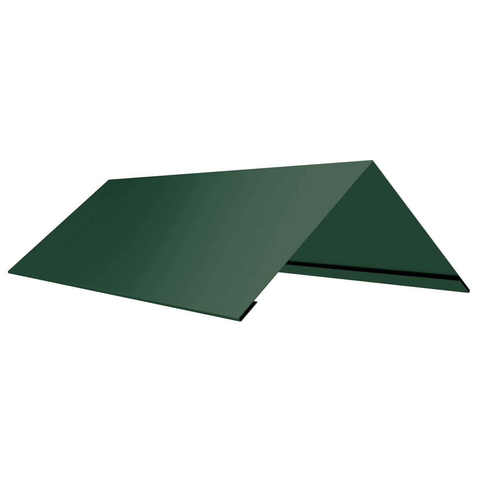 Flachfirst 2m, 0,5mm, RAL6005 Moosgrün