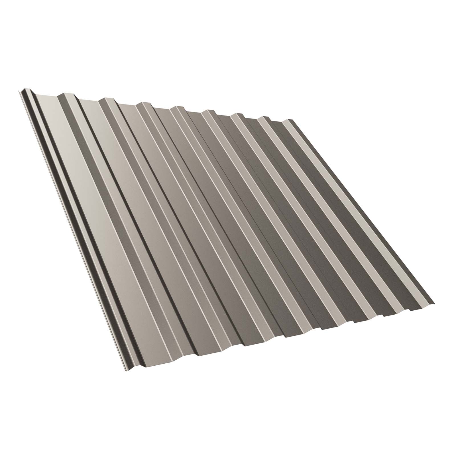 Trapezblech T20M Dach, 0,75 mm, RAL 9002 Grauweiss, 1800 mm Länge