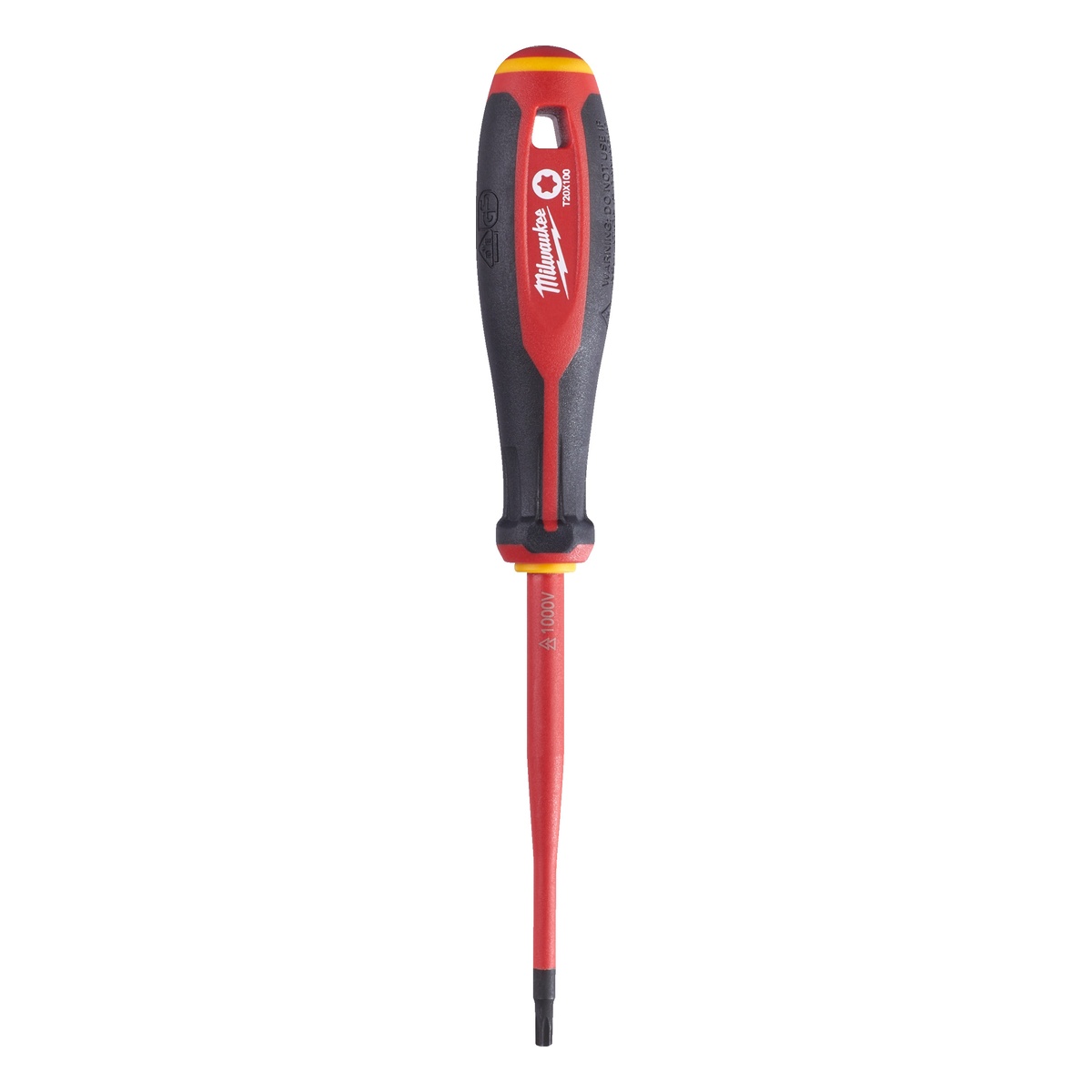 Milwaukee VDE-Schraubendreher-Set Tri-Lobe, 5-teilig, PZ1, PZ2, SL 3, SL 4 und Spannungsprüfer, bis 1000 V AC