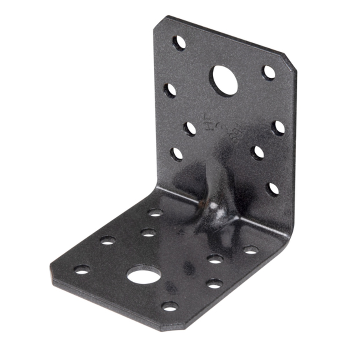 Alberts DURAVIS® Schwerl-Winkelverbinder mit Sicke, schwarzdiamant 70 x 70 x 55 mm