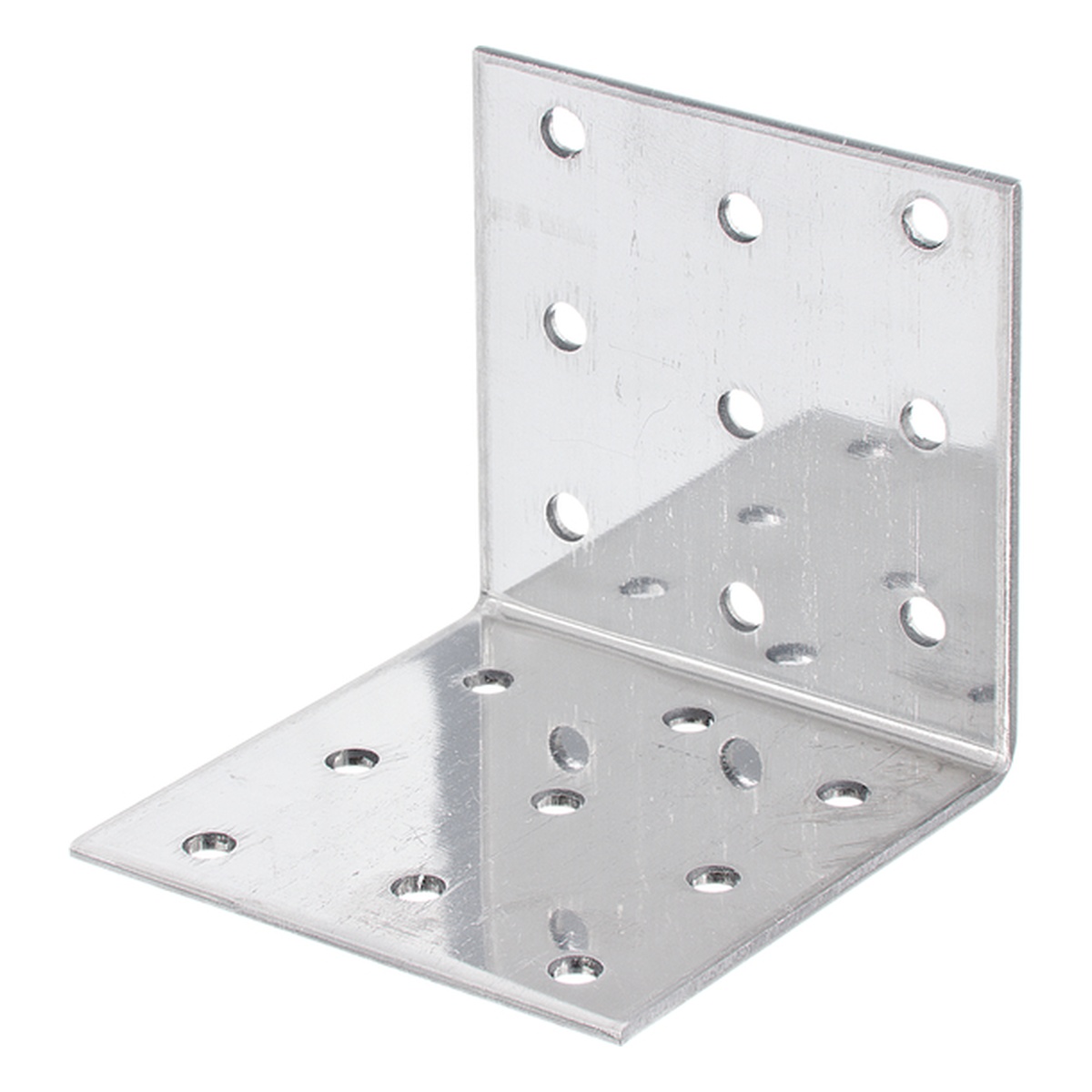 Alberts Lochplattenwinkel, 60 x 60 x 60 mm, Edelstahl - 1 Stk.