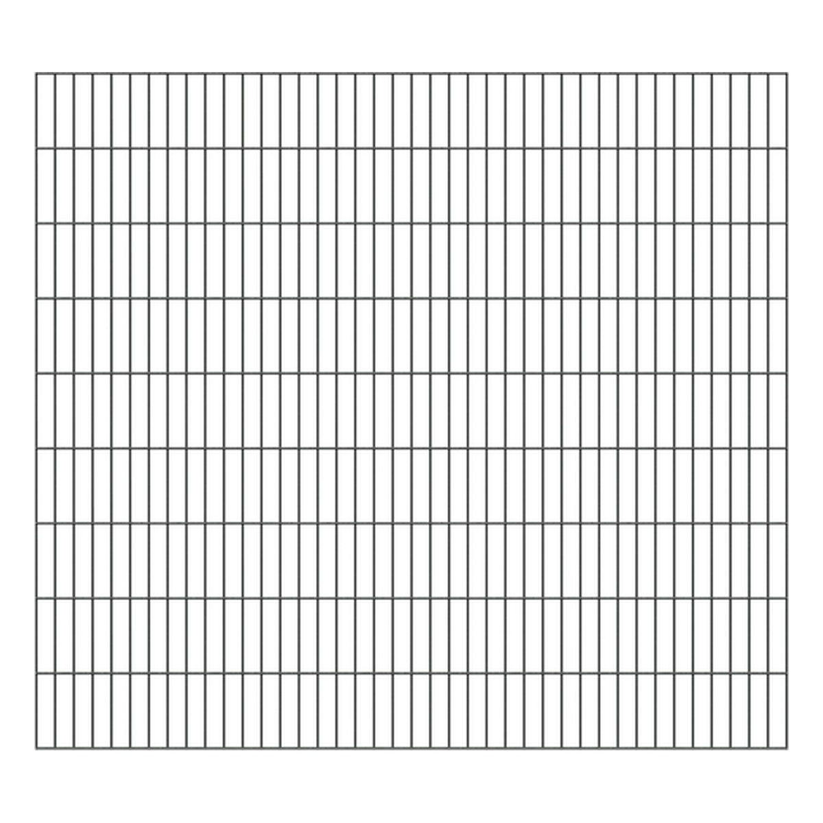 Alberts Doppelstabmatte, Typ 6/5/6, 1800 x 2000 mm, anthrazit RAL 7016 - 1 Stk. Alberts Doppelstabmatte, Typ 6/5/6, 1800 x 2000 mm, anthrazit RAL 7016 - 1 Stk.