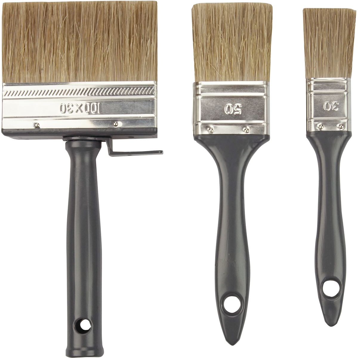 Mako Lasur-Pinsel-Set 3-tlg.
