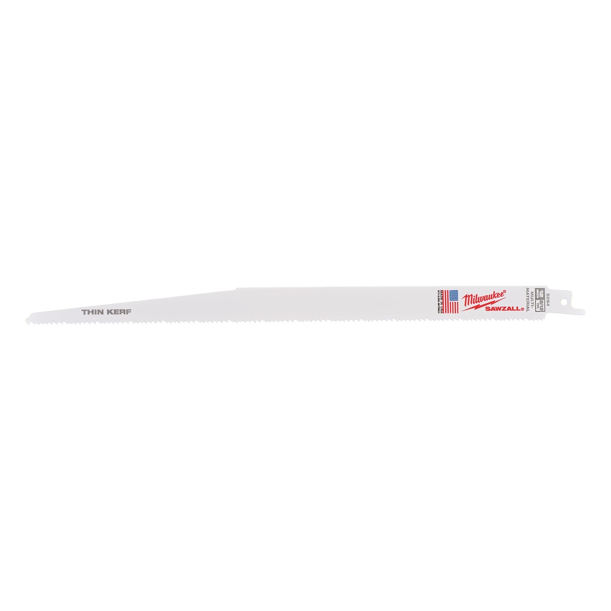 Milwaukee Säbelsägeblatt General Purpose, flexibel 300 x 3,2/2,1 mm (8/12 TPI) - 5 Stk.