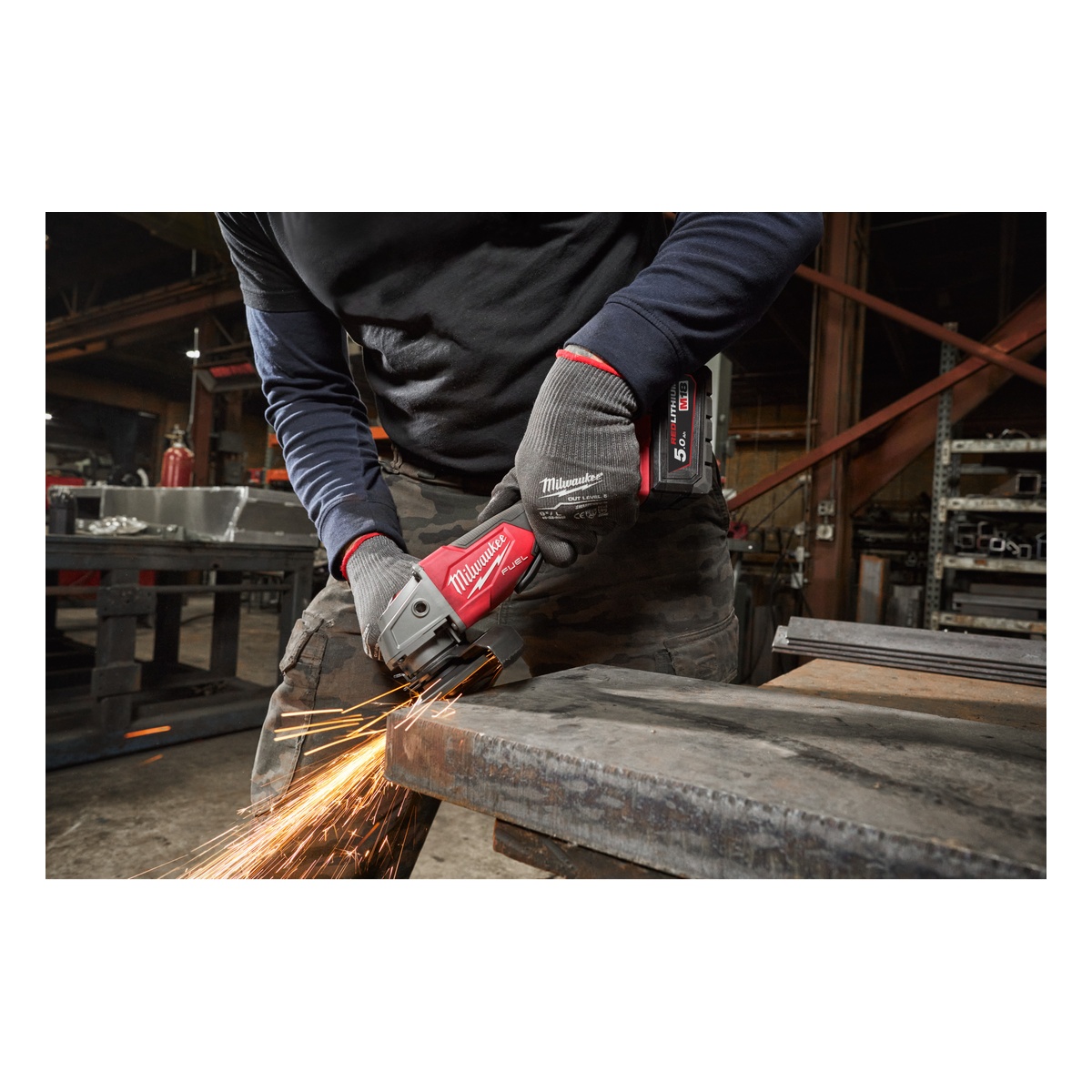 Milwaukee FUEL Akku-Winkelschleifer M18FSAG125X-0 - 1 Stk.