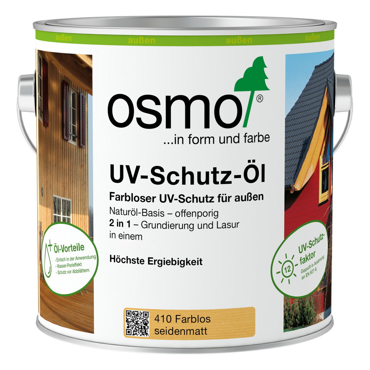 Osmo UV-Schutz-Öl Extra Farblos 2,5 l Osmo UV-Schutz-Öl Extra Farblos 2,5 l