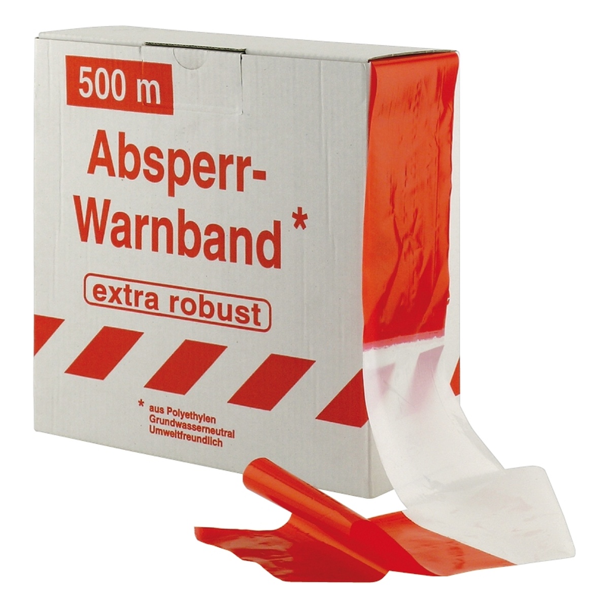 Vormann Absperrband 80 mm rot-weiß 500 m Vormann Absperrband 80 mm rot-weiß 500 m